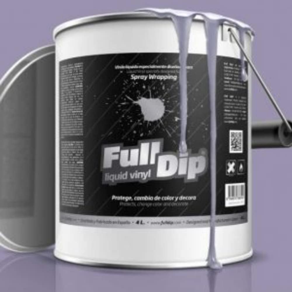 AutoFullCar Peinture pour voiture Full Dip Couleur Nardo Grey Vinyle liquide 4 litres