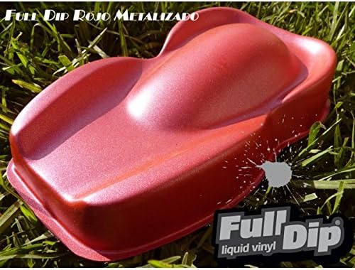 Full DIP Bidon 4L Rouge métallisé vinyle Liquide