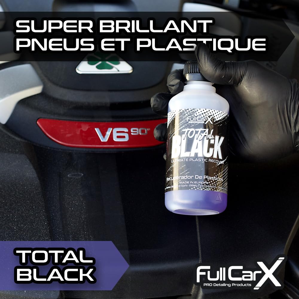 FULLCARX Total Black 250ml Super Brillant Pneu Rénovateur