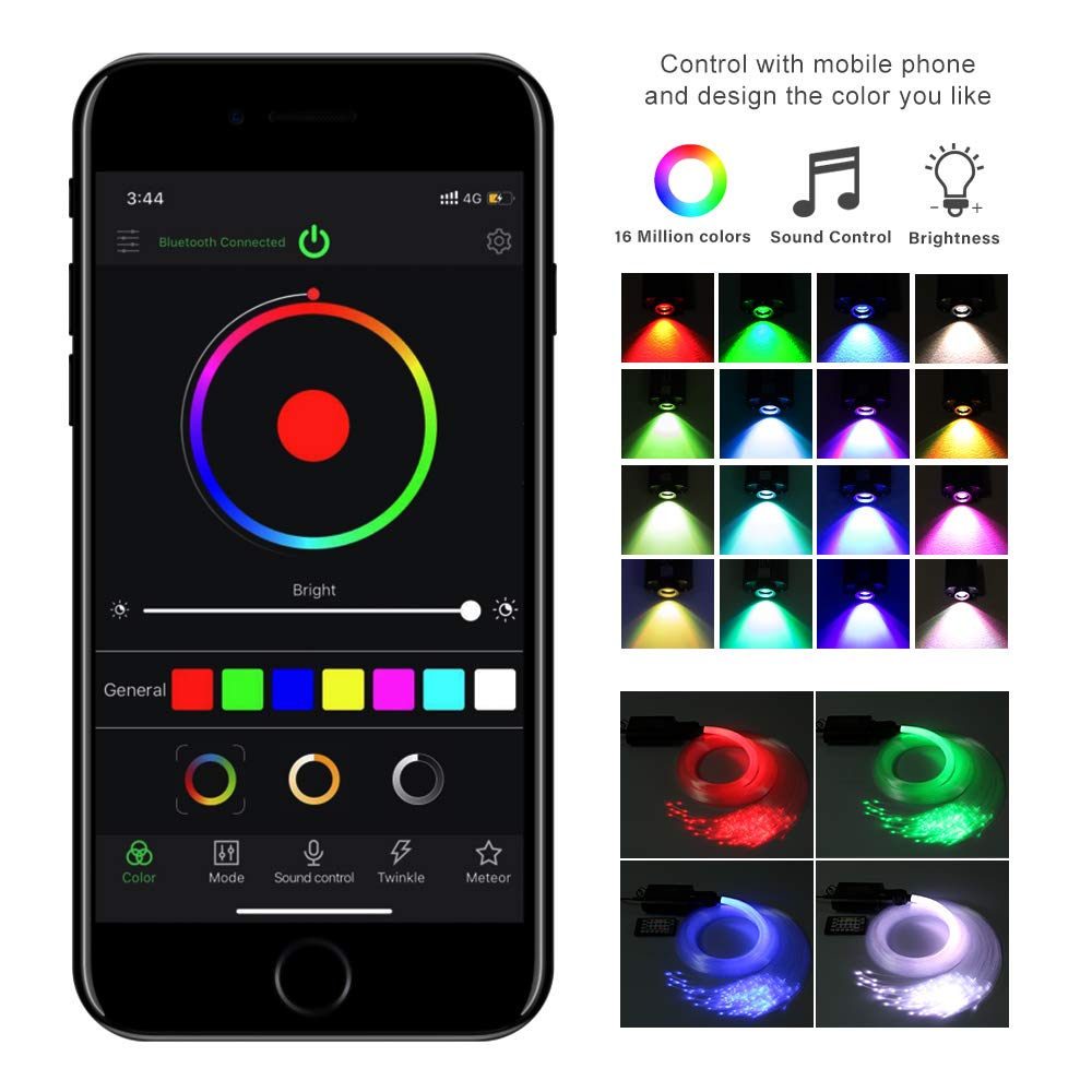 10W LED étoile à Fibre optique Kit