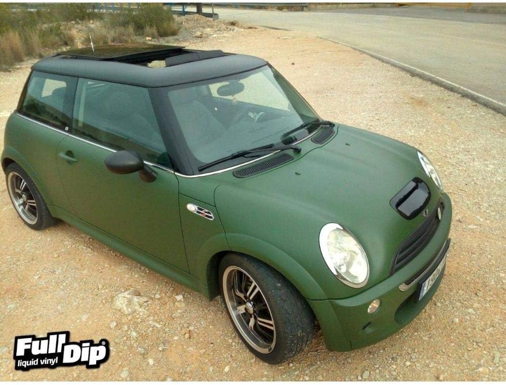 AutoFullCar - Full Dip Peinture pour voiture Vert militaire Flacon 4 litres - Prêt à appliquer