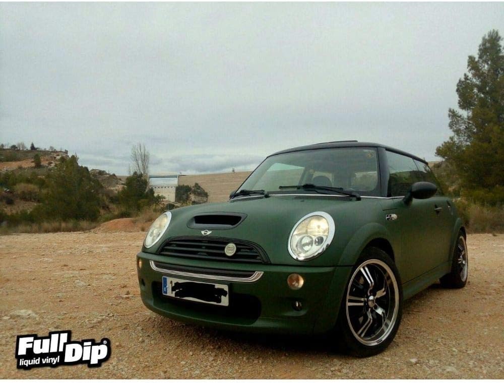 AutoFullCar - Full Dip Peinture pour voiture Vert militaire Flacon 4 litres - Prêt à appliquer
