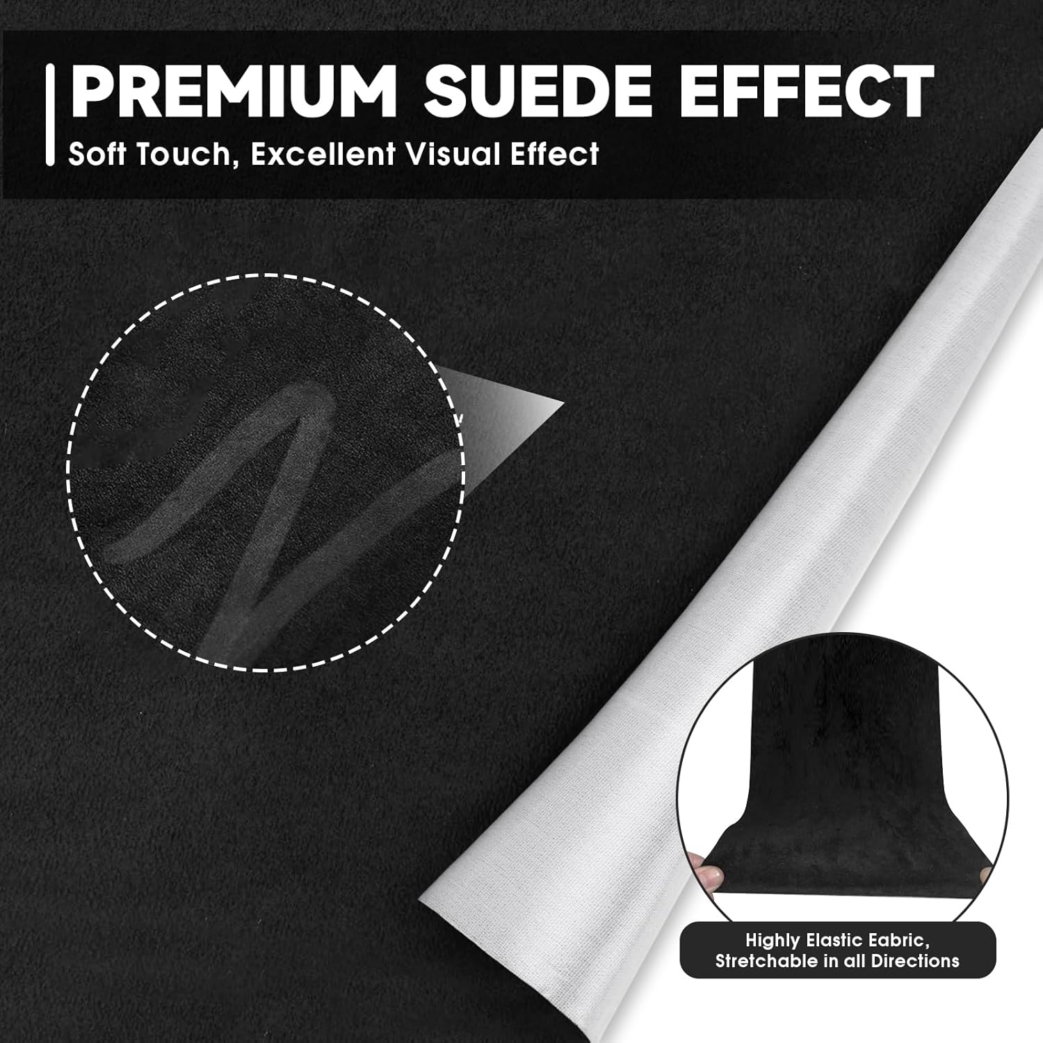 200 x 40 cm Tissu microfibre autocollant, ciel de toit