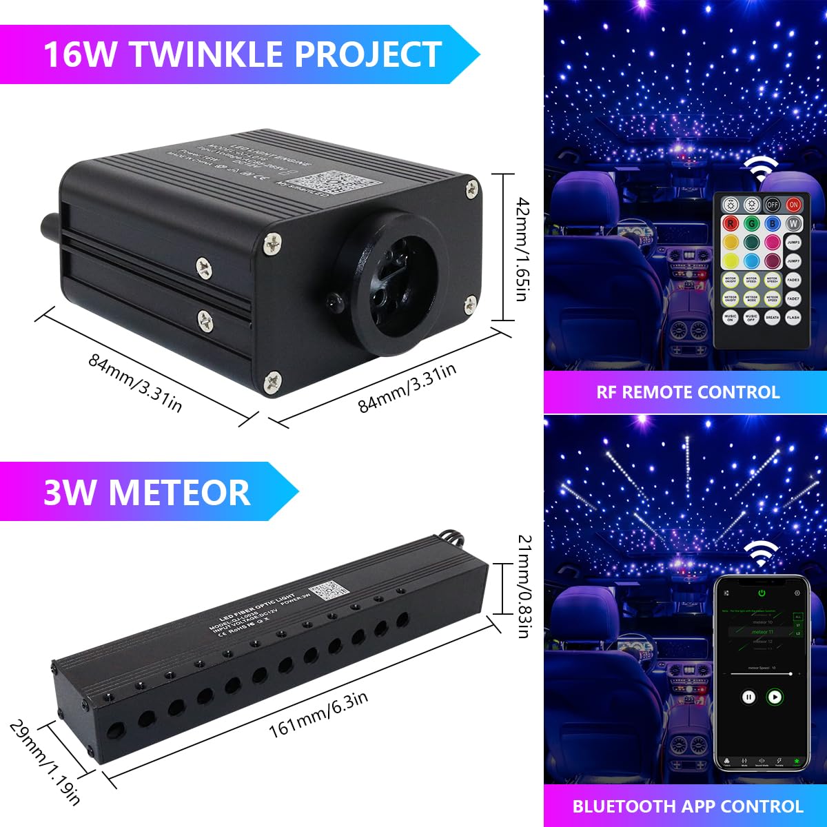 Kit Ciel Étoilé avec Effet Étoile Filante