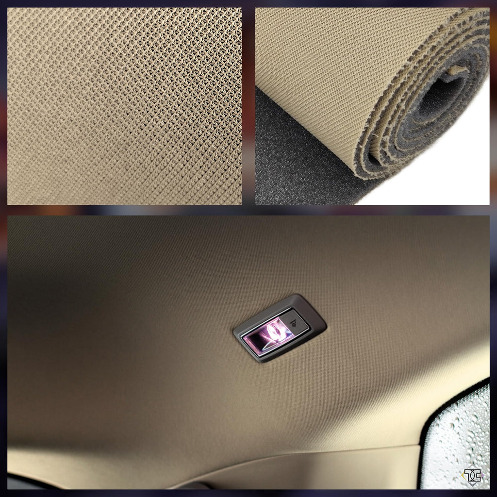 Ciel de toit de voiture, Gris clair, 300 cm x 180 cm