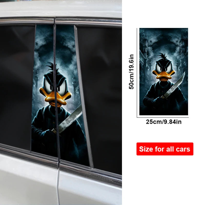 2pcs Evil Duck Car