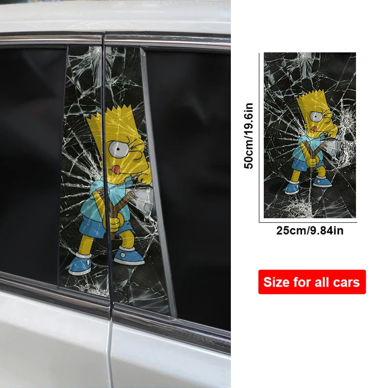 2pcs Cartoon Car