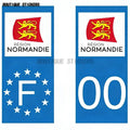 2Pcs European country flags, Switzerland, Russia, Germany, Spain, United States, license plate stickers, waterproof PVC stickers