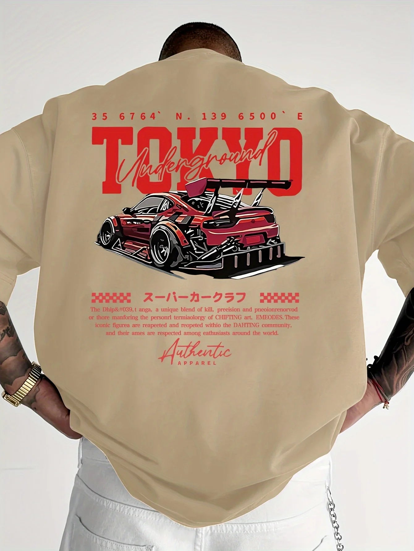 Graphic T Shirt Loose Fit Tee Tokyo