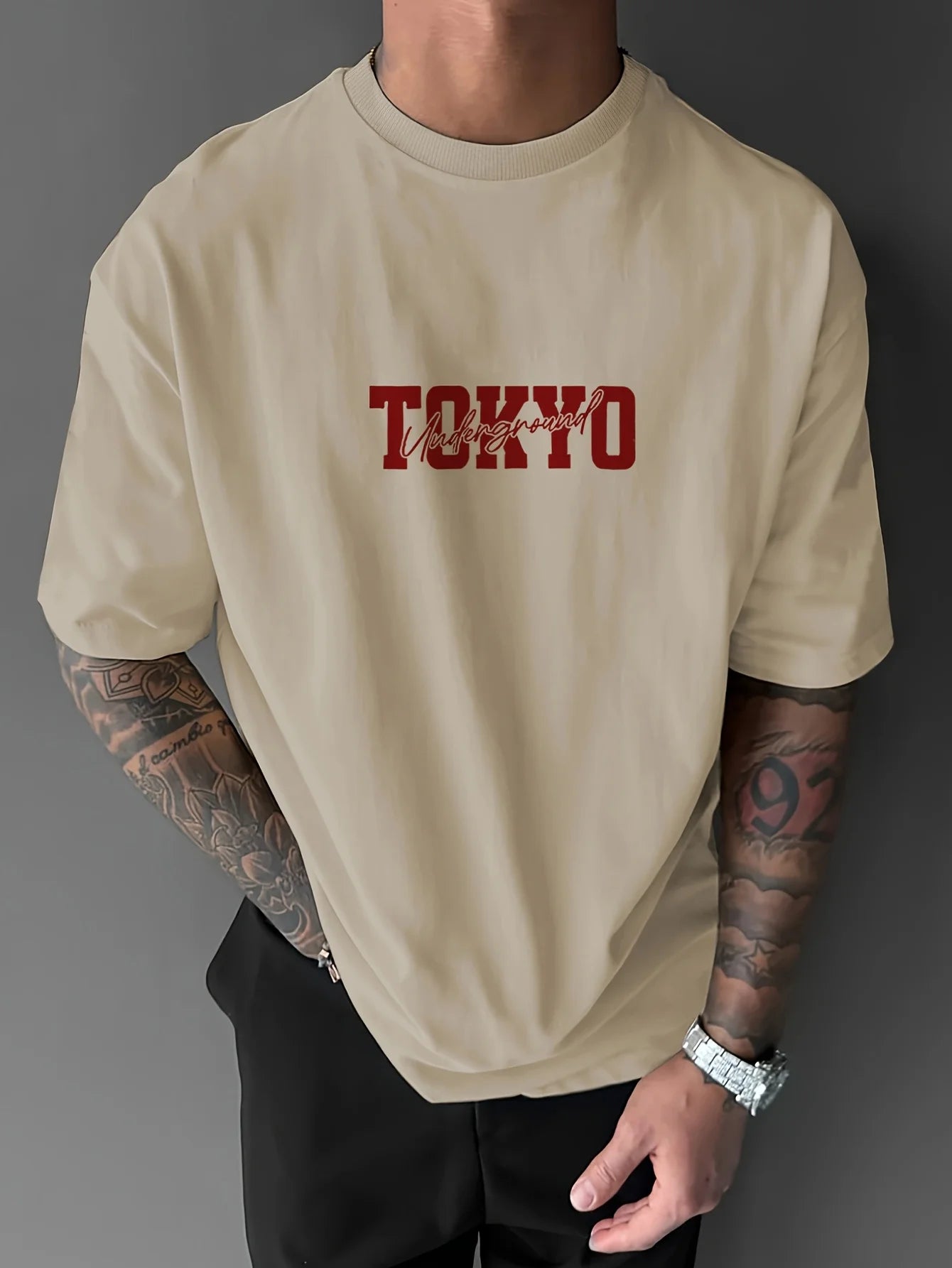 Graphic T Shirt Loose Fit Tee Tokyo