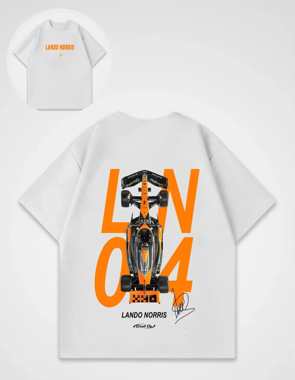 Lando Norris Graphic Tee - Y2K Retro