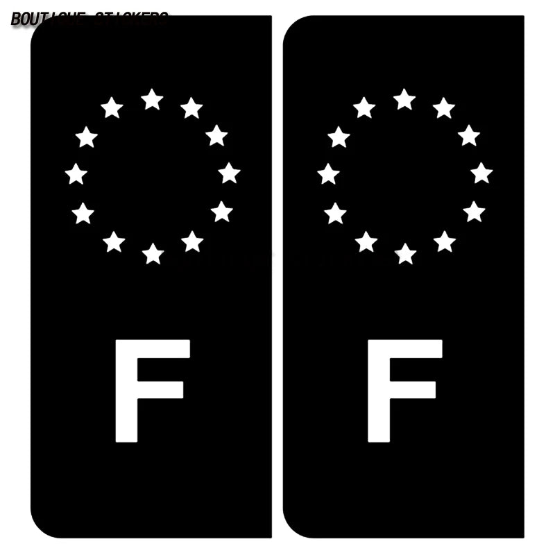 French New Aquitaine Region License Plate Sticker F79 Desailly Province Automotive Off road Vehicle RV Waterproof PVC Sticker